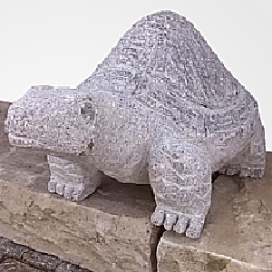scultura di tartaruga